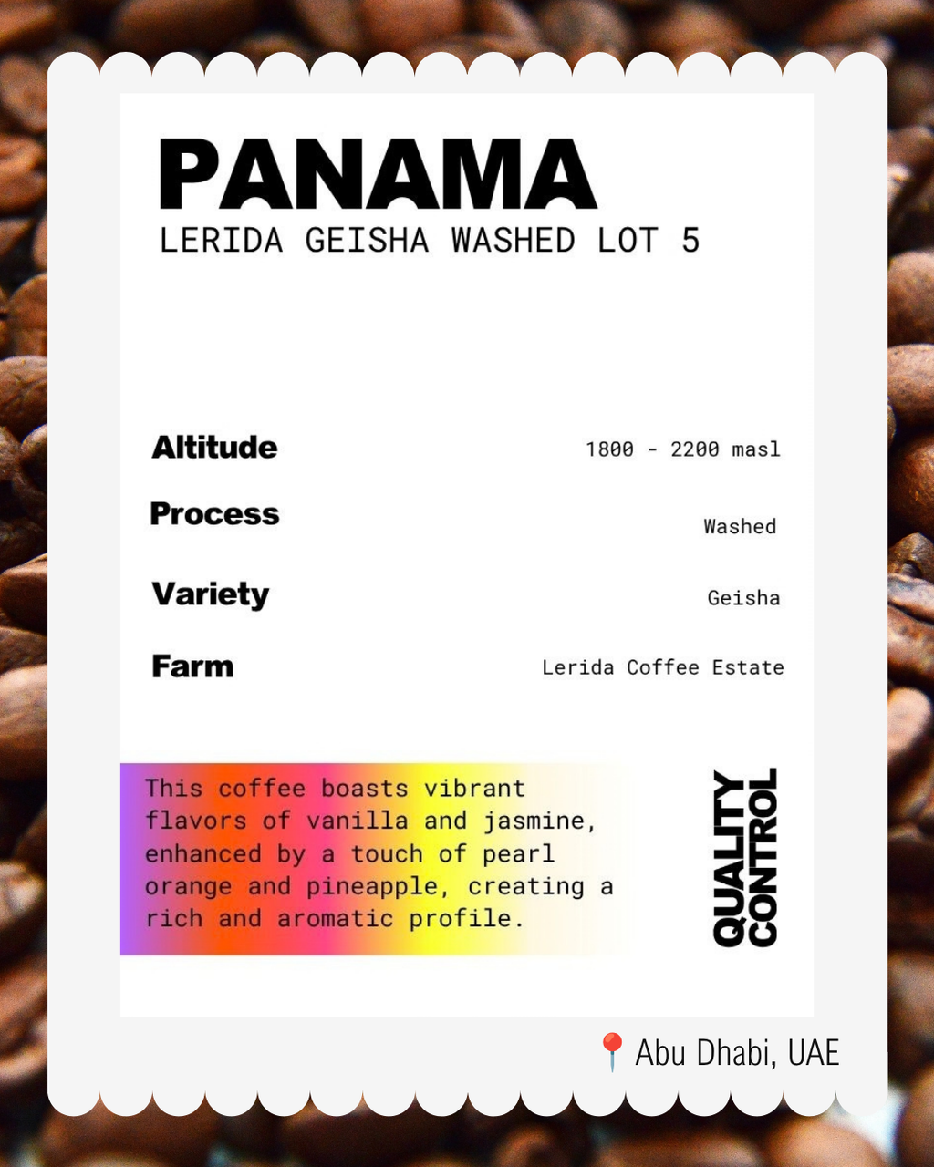 Panama Lerida Geisha Washed Lot 5
